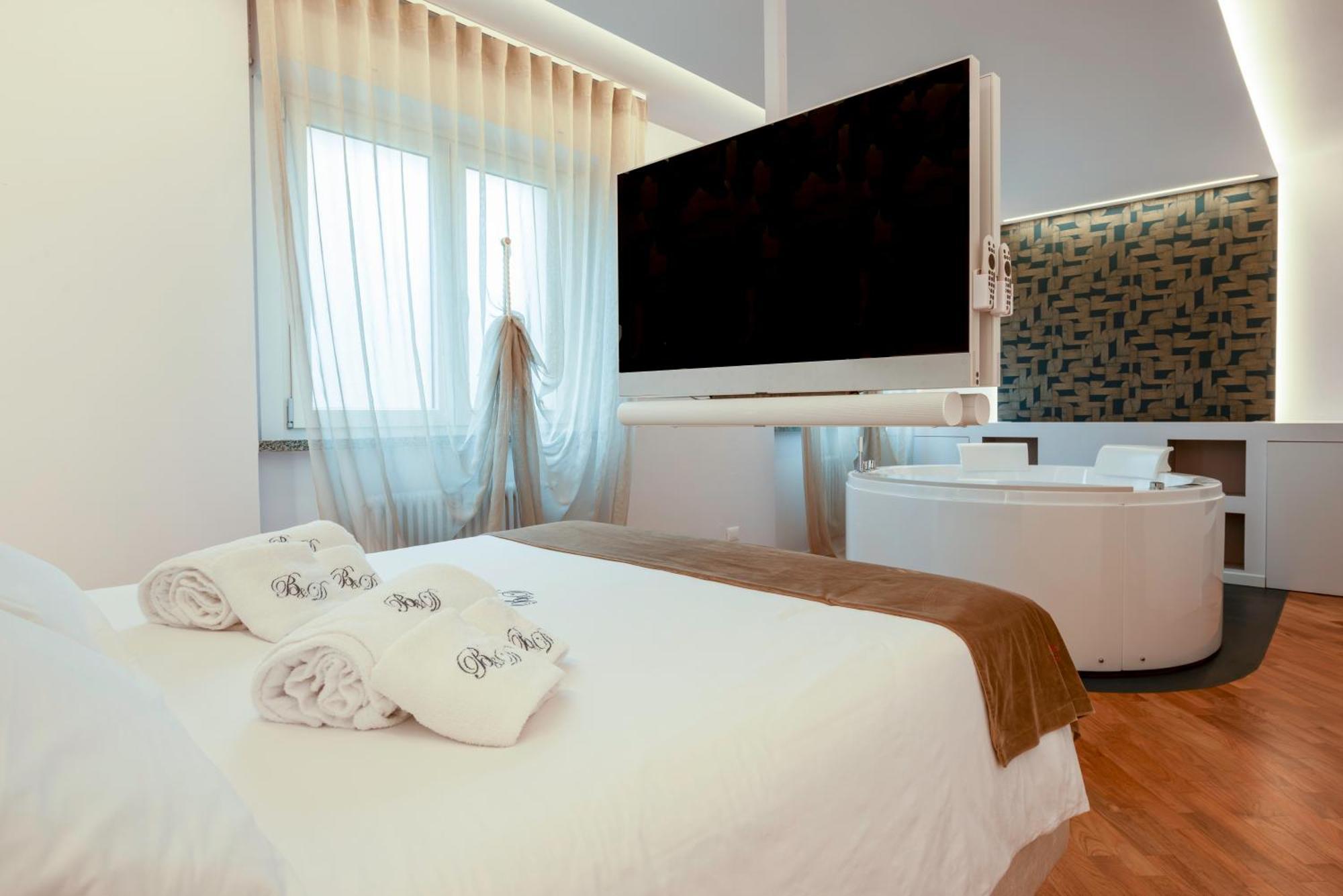 贝尔加莫Bed&Dreams Con Jacuzzi公寓 外观 照片